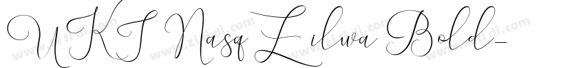 UKINasqZilwa Bold字体转换
